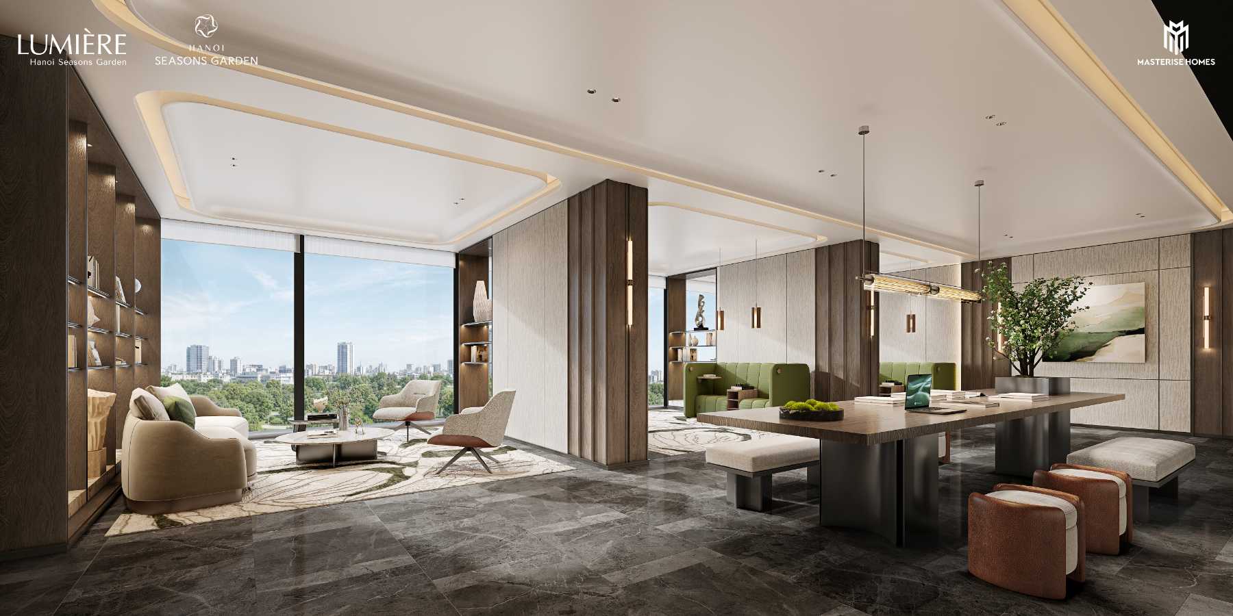Thư viện tại Lumiere Hanoi Seasons Garden - Masterise Homes Cao Xà Lá Nguyễn Trãi